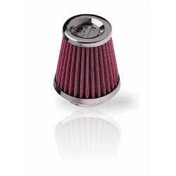 Filtro Ar Esportivo Pequeno Base Borracha 62 mm Vermelho Universal